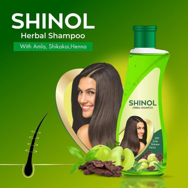 Shinol Herbal Shampoo(150ml) - Image 2