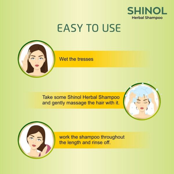 Shinol Herbal Shampoo(150ml) - Image 3