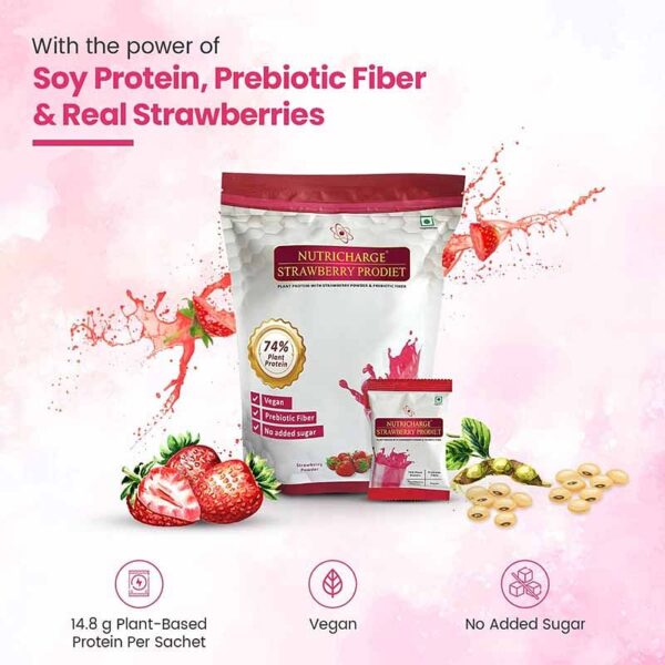 New Doy Pack Nutricharge Strawberry Prodiet  - Image 5