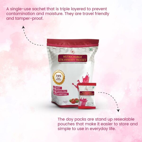 New Doy Pack Nutricharge Strawberry Prodiet  - Image 3