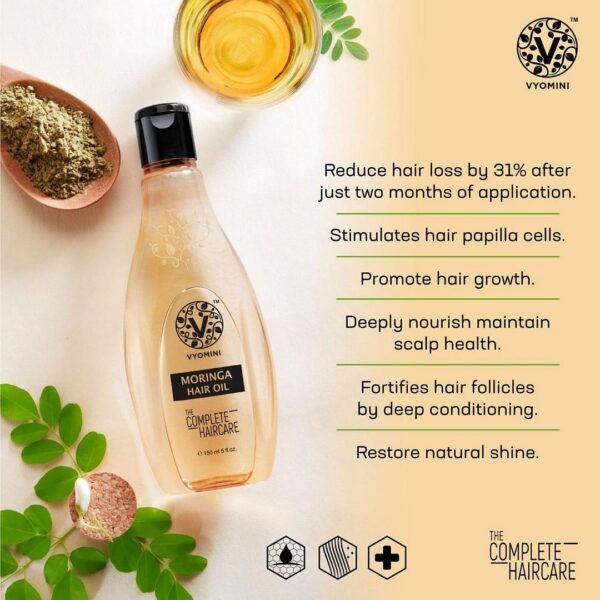 Vyomini Moringa Hair Oil(150 Ml) - Image 3
