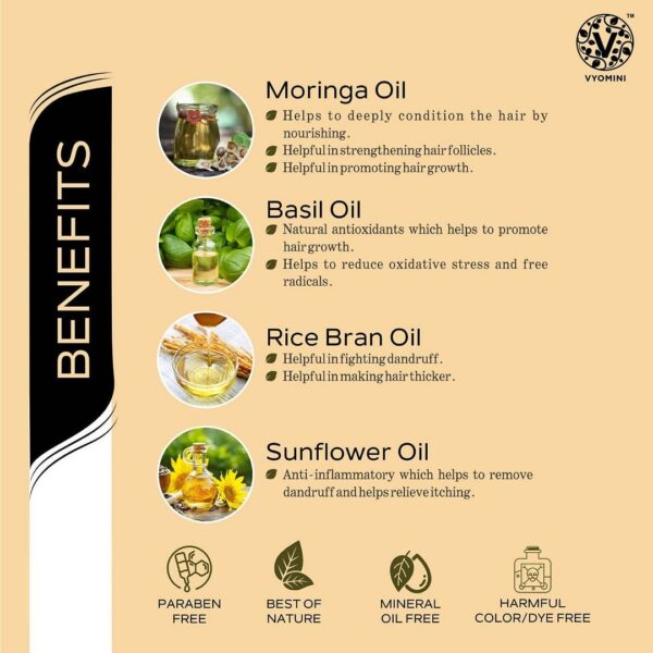 Vyomini Moringa Hair Oil(150 Ml) - Image 4