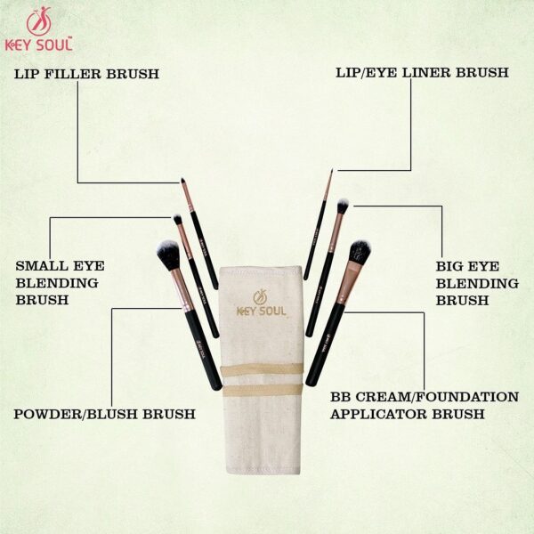 Key Soul Makeup Brush Kit - Image 2