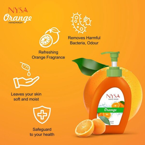 Nysa Orange Handwash(300 Ml) - Image 3