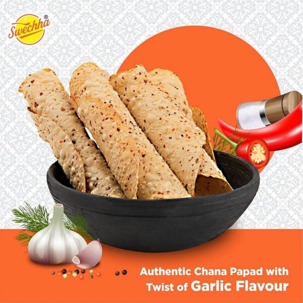 Garlic Chana Papad(250g) - Image 3
