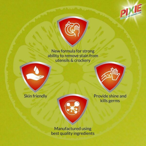 New Pixie Dishwash Liquid(500ml) - Image 5