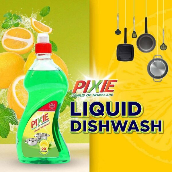 New Pixie Dishwash Liquid(500ml) - Image 2