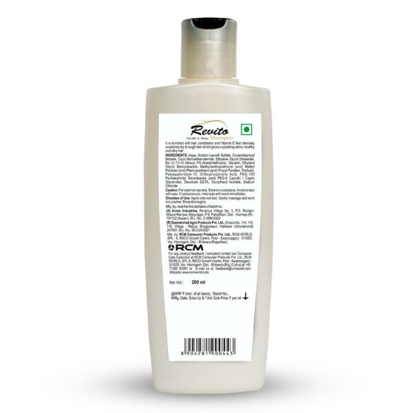 Revito Health And Shine Shampoo(200ml) - Image 6