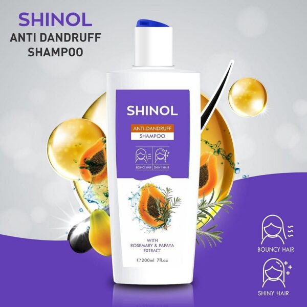 Shinol Anti Dandruff Shampoo(200ml) - Image 2