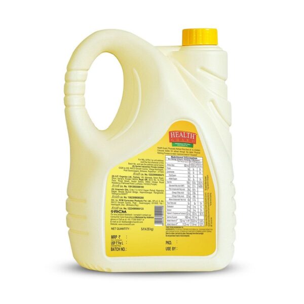 R. Health Guard Rice Bran Oil(5 Ltr) - Image 3