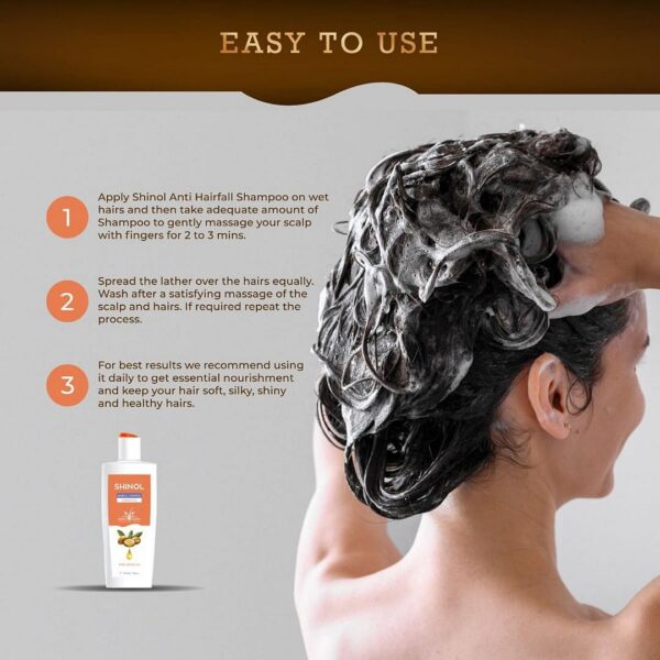 Shinol Hairfall Control Shampoo (80ml) - Image 3