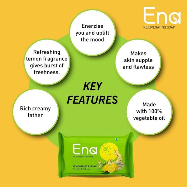 Lime And Lemongrass Soap(75g) - Image 6