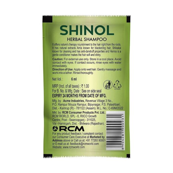 Shinol Herbal Shampoo(6ml) - Image 6