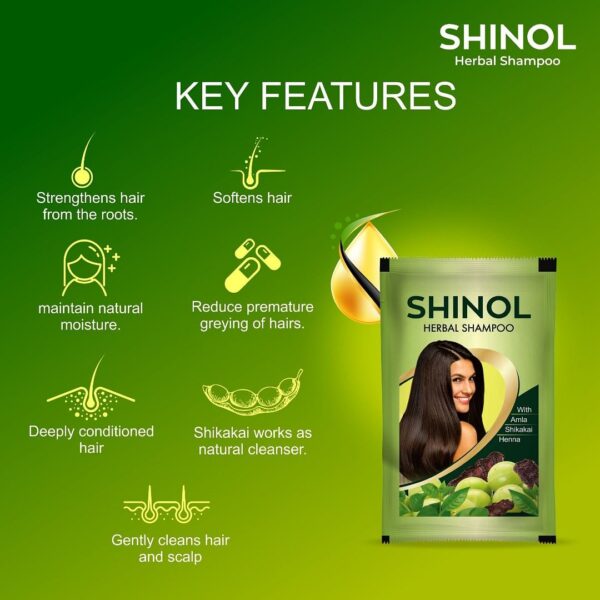 Shinol Herbal Shampoo(6ml) - Image 3