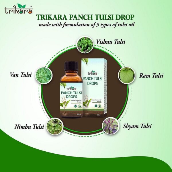 Trikara Panch Tulsi Drop(30ml) - Image 4