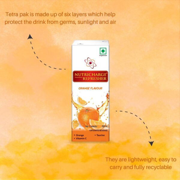Nutricharge Orange Refresher(200ml) - Image 2